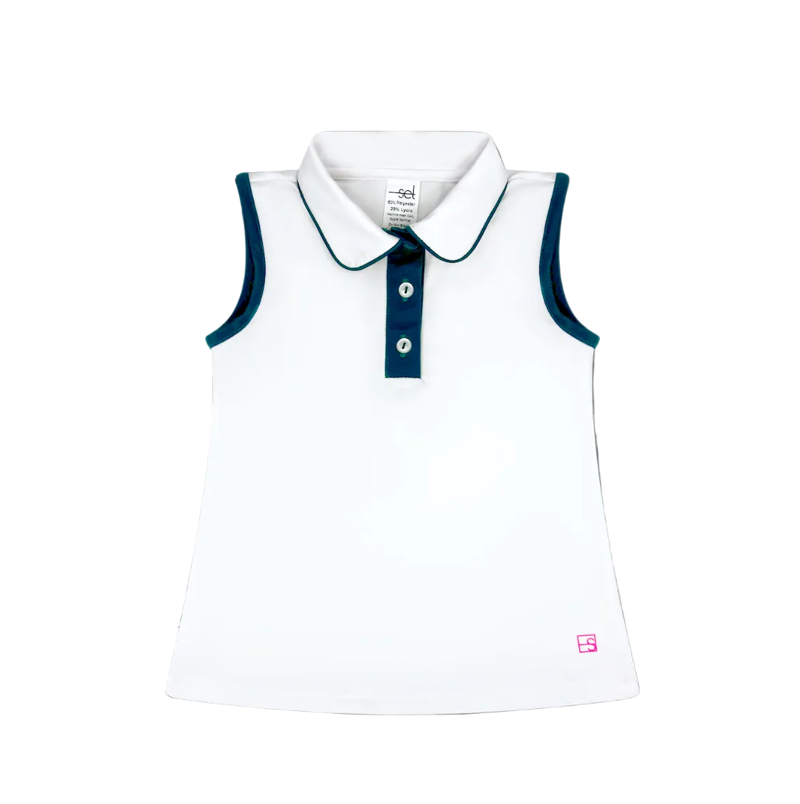 Gabby Tank Pure Coconut Nantucket Navy