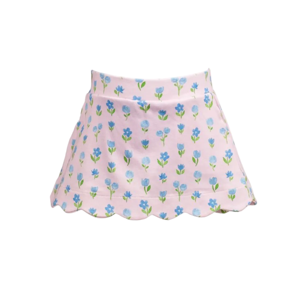 PRE-ORDER Gardenia Scallop Skort