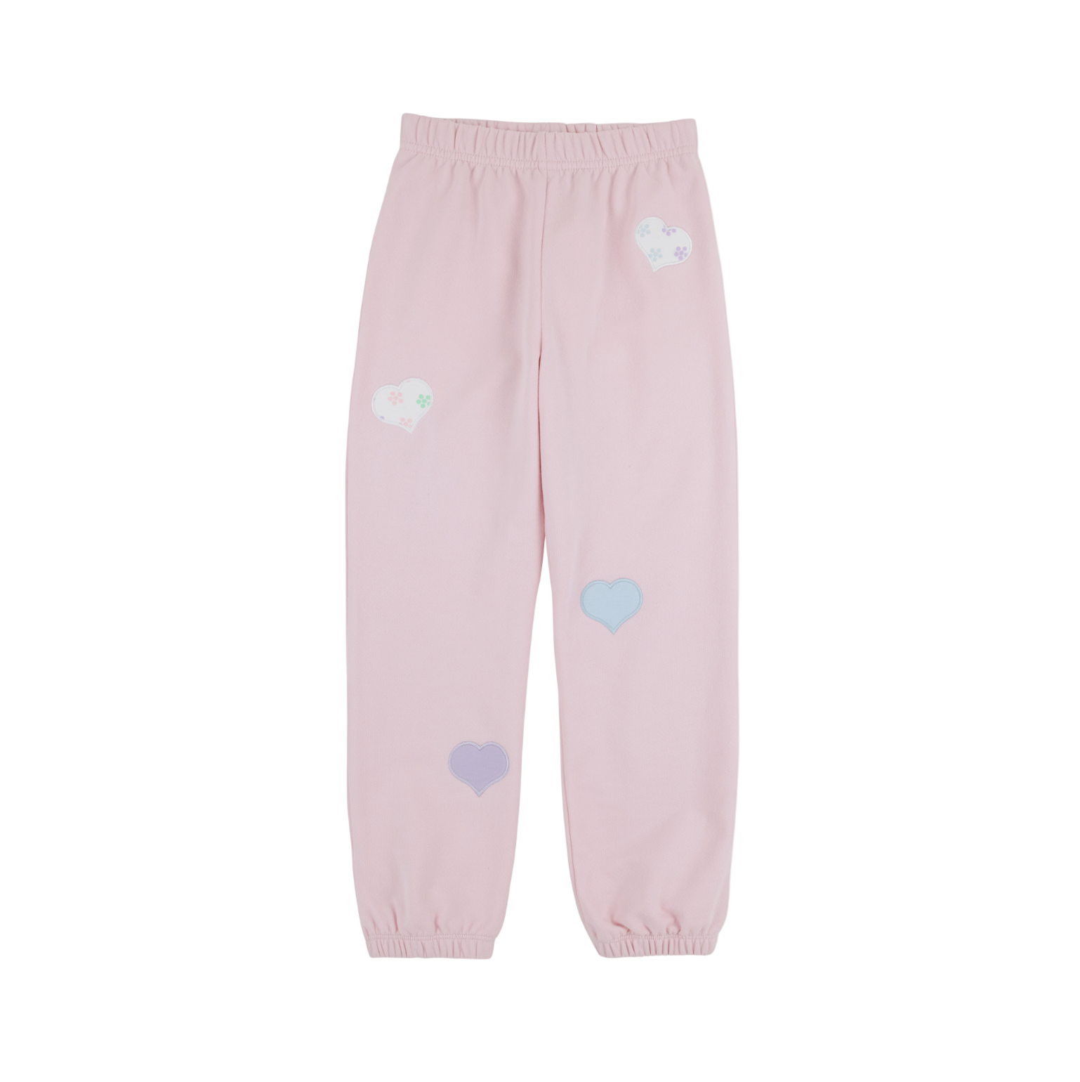 Gates Sweeney Sweatpant Pima Palm Beach Pink Hearts