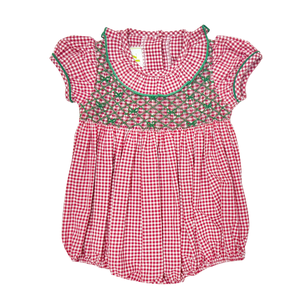 Geo Winter Full Smocked Bella Bubble