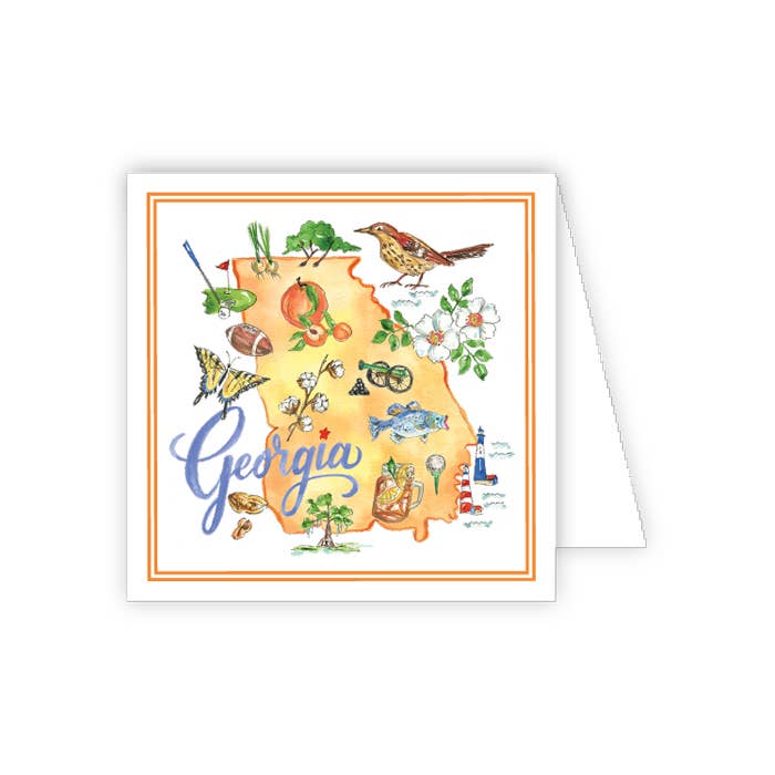 Georgia Handpainted Icons Enclosure Card