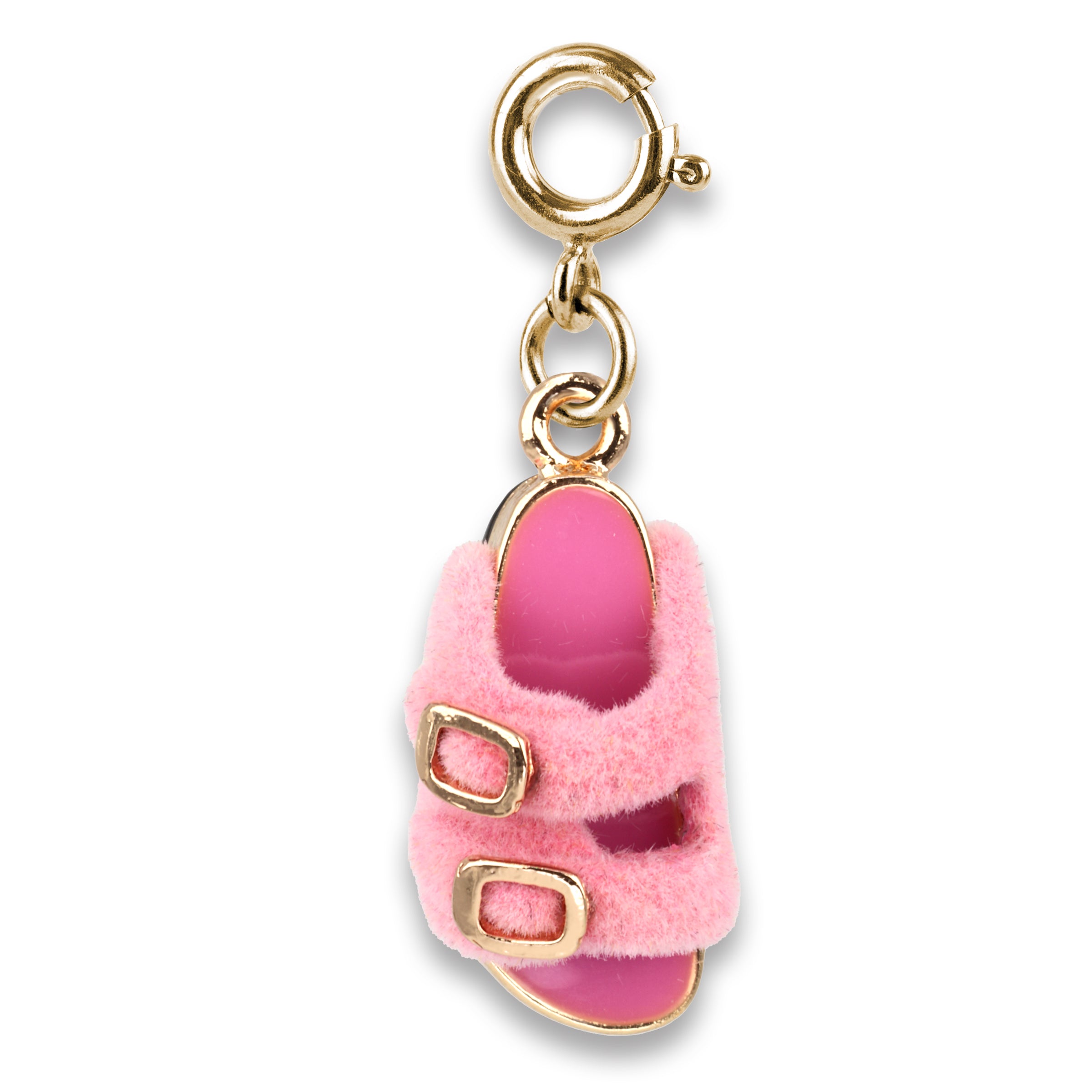 Furry Pink Sandal Charm