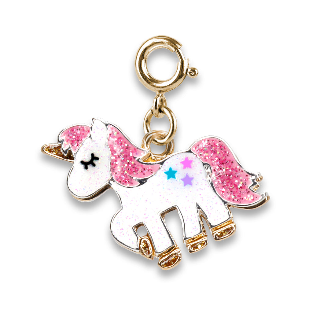 Glitter Unicorn Charm