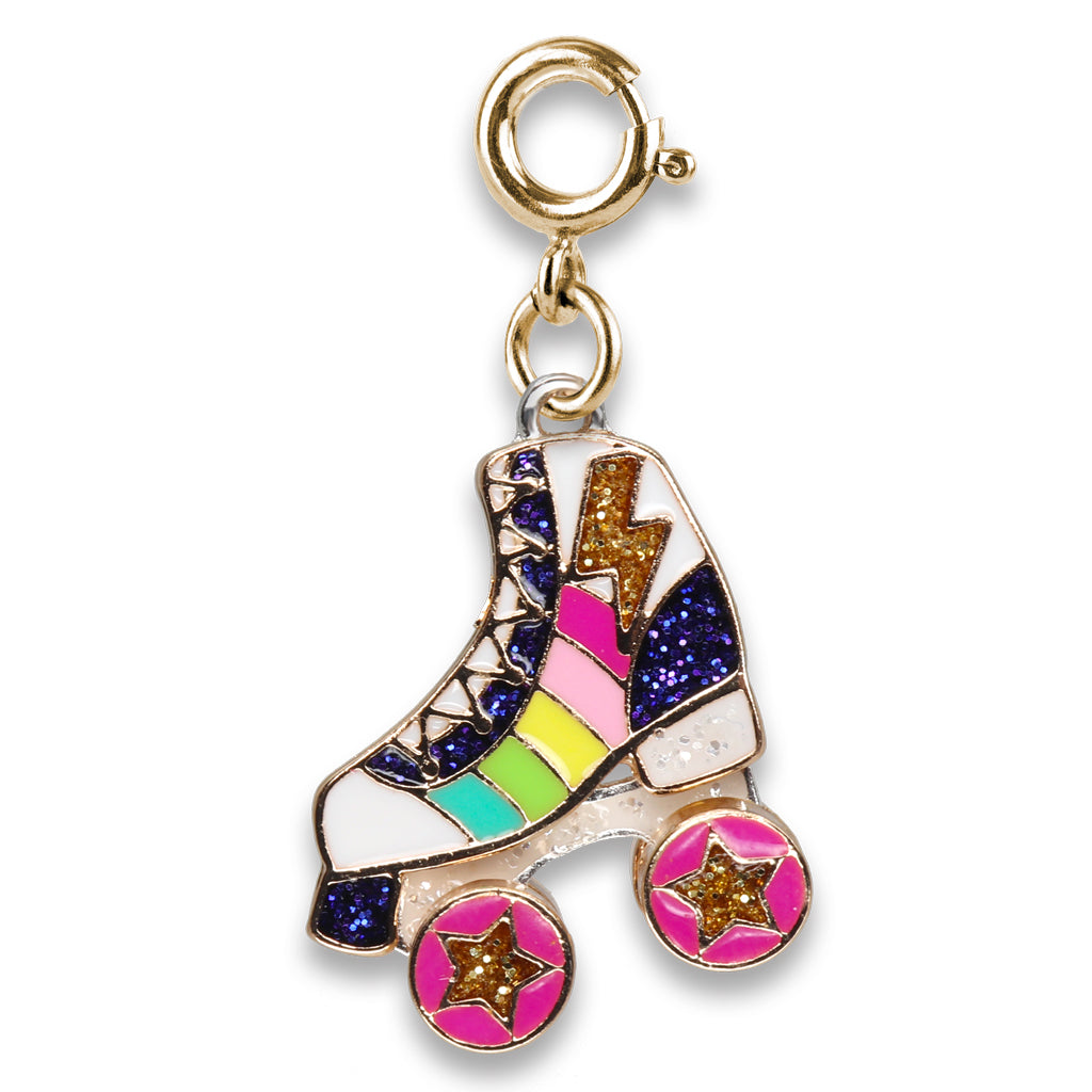 Rainbow Rollerskate Charm