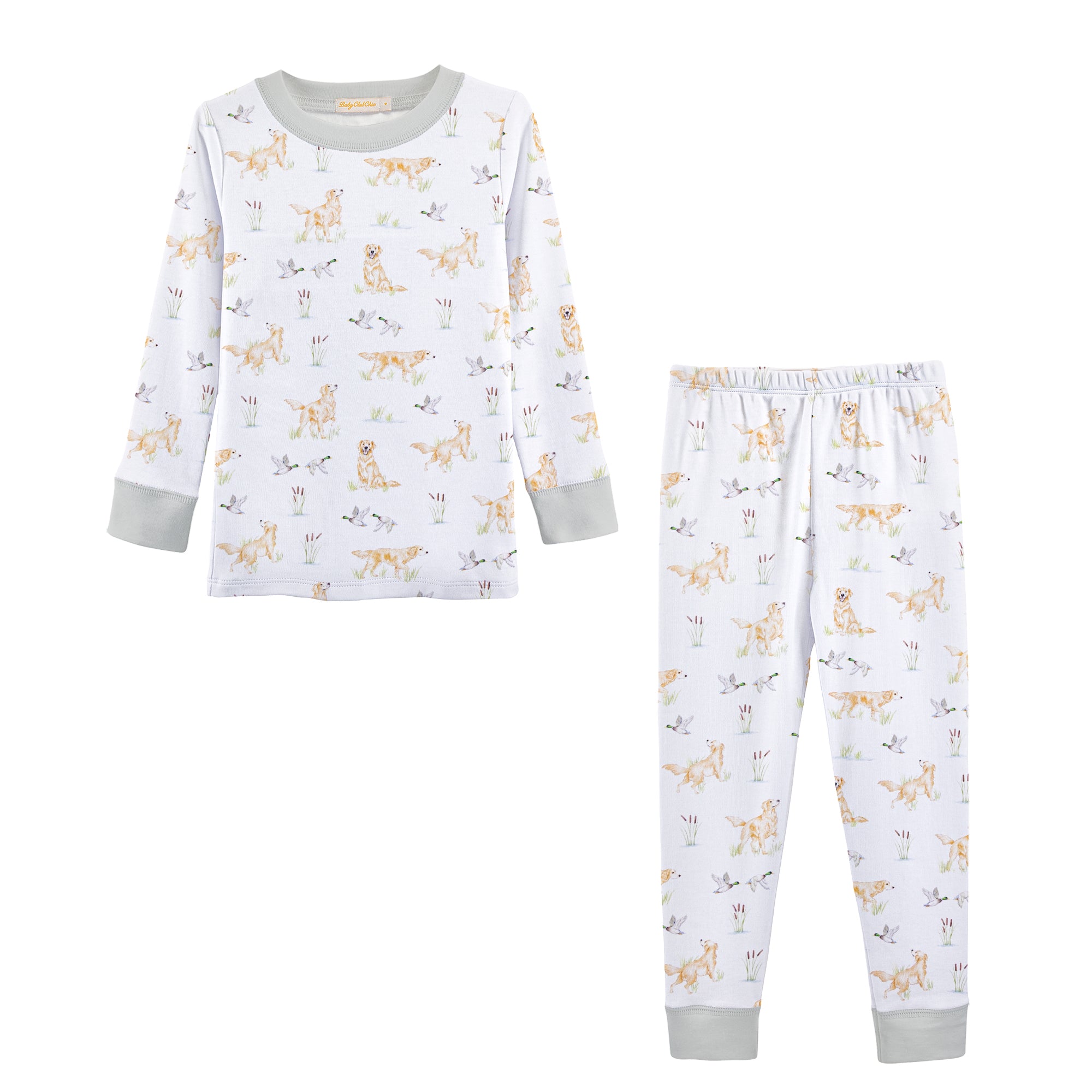 Goldens & Mallards Printed Pajamas