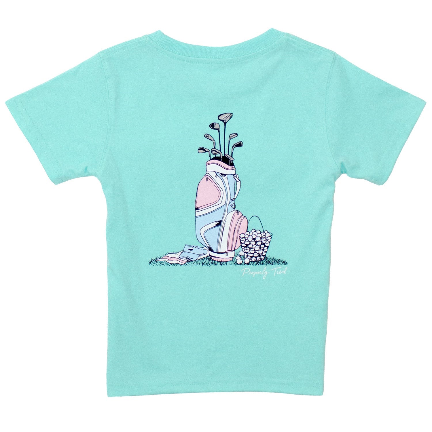 Golf Clubs Seafoam T-shirt