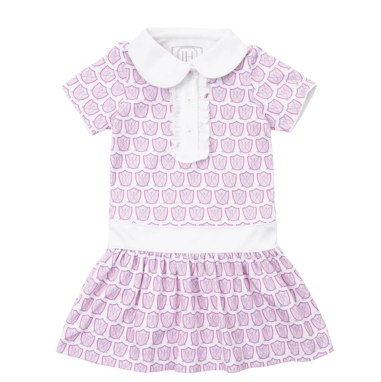 Golf Crest Pink Sydney Girls' Pima Cotton Dress