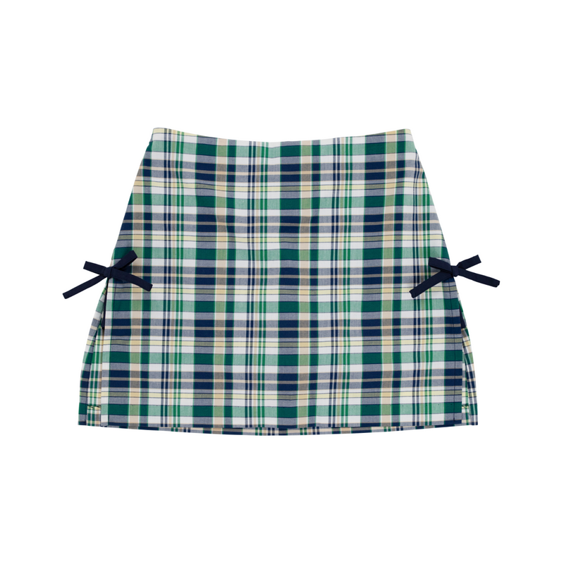 Golf Pants Plaid Clays Club Skort-size 8