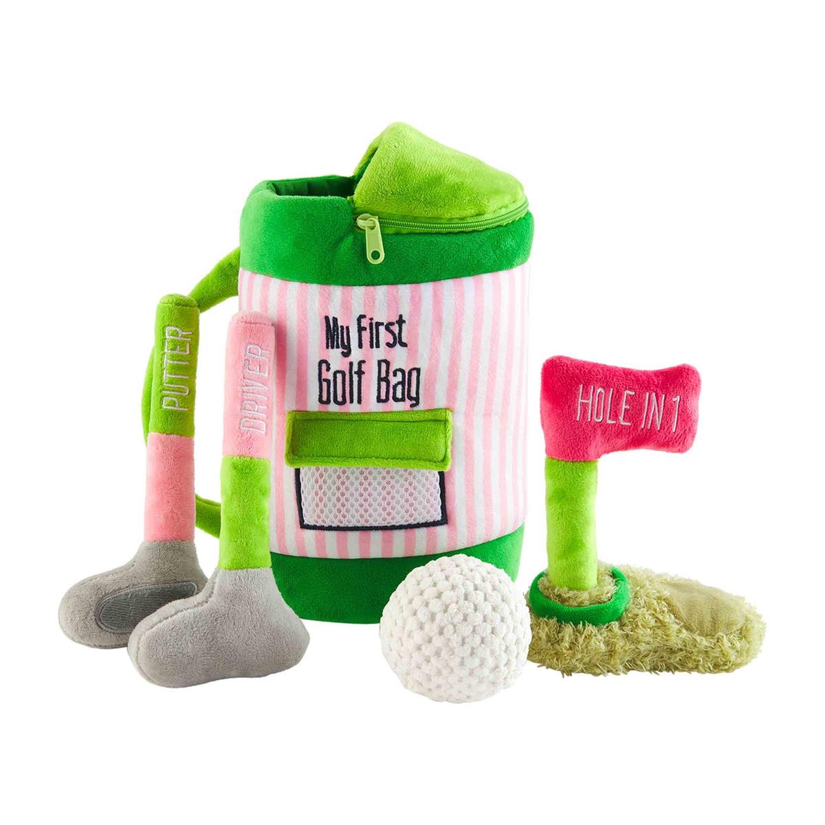 My First Golf Bag Plush Set Pink