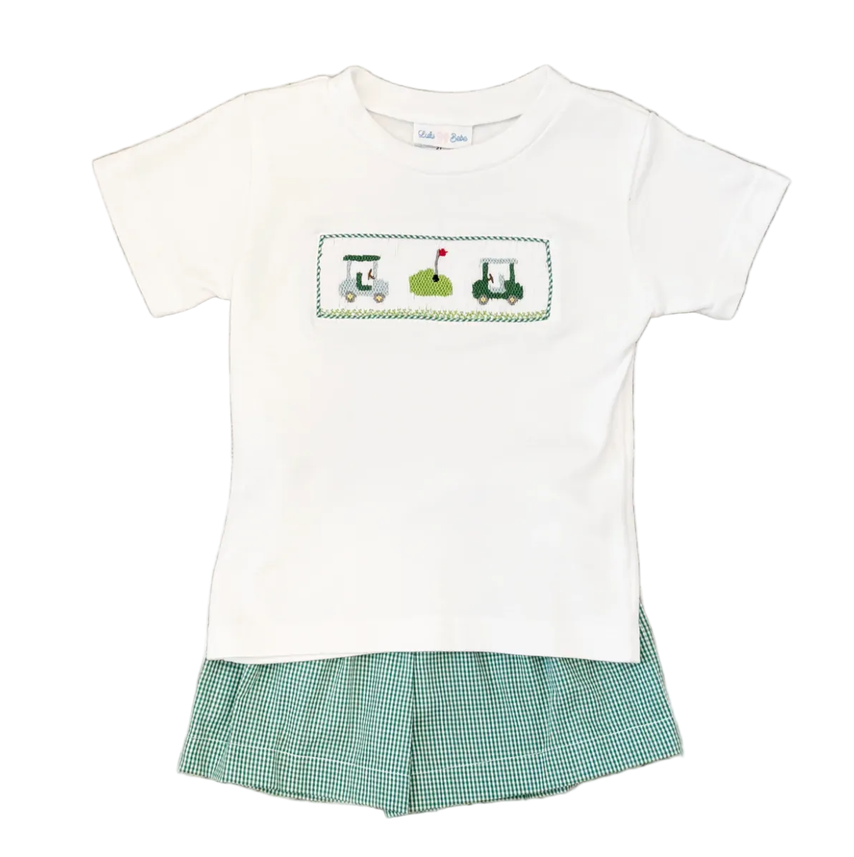 Golf Smocked Short Set