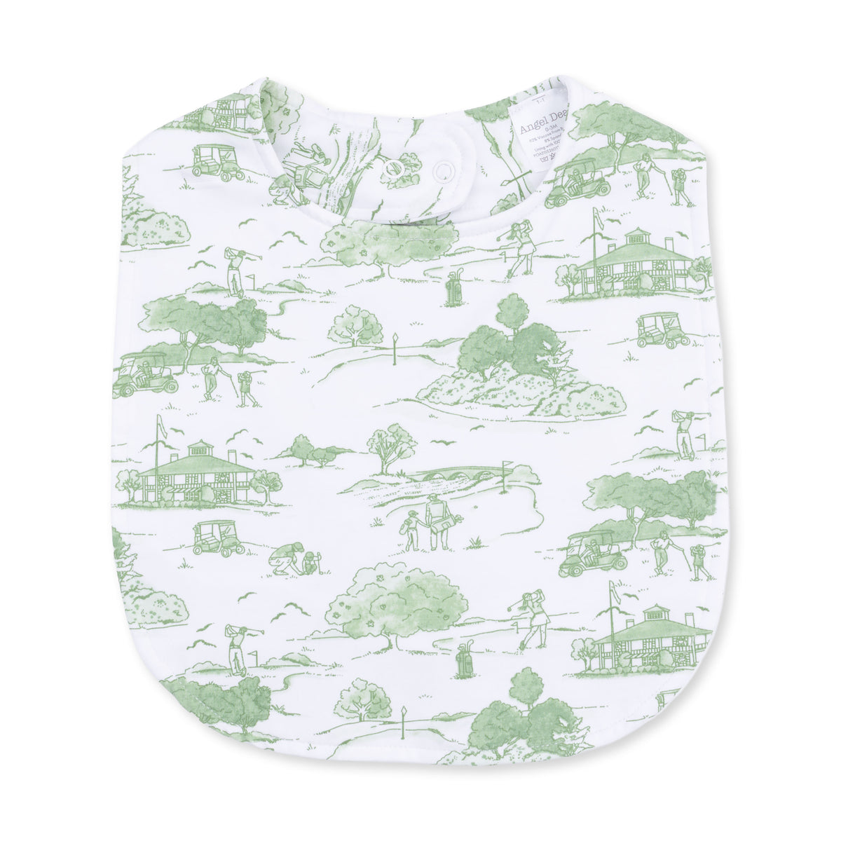 Golf Toile Green Feeding Bib