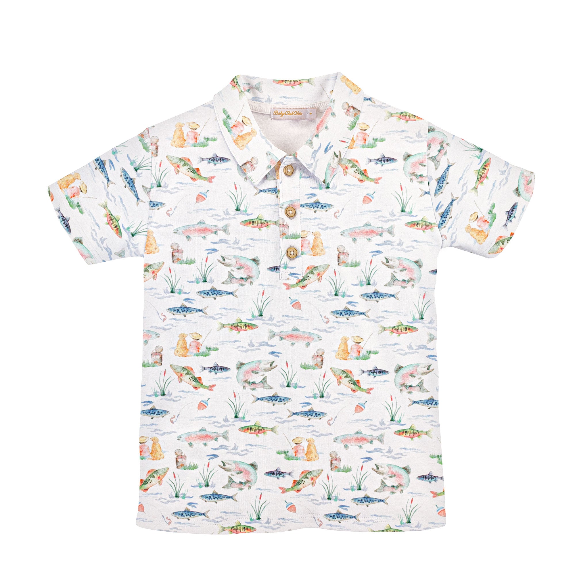Gone Fishing Polo