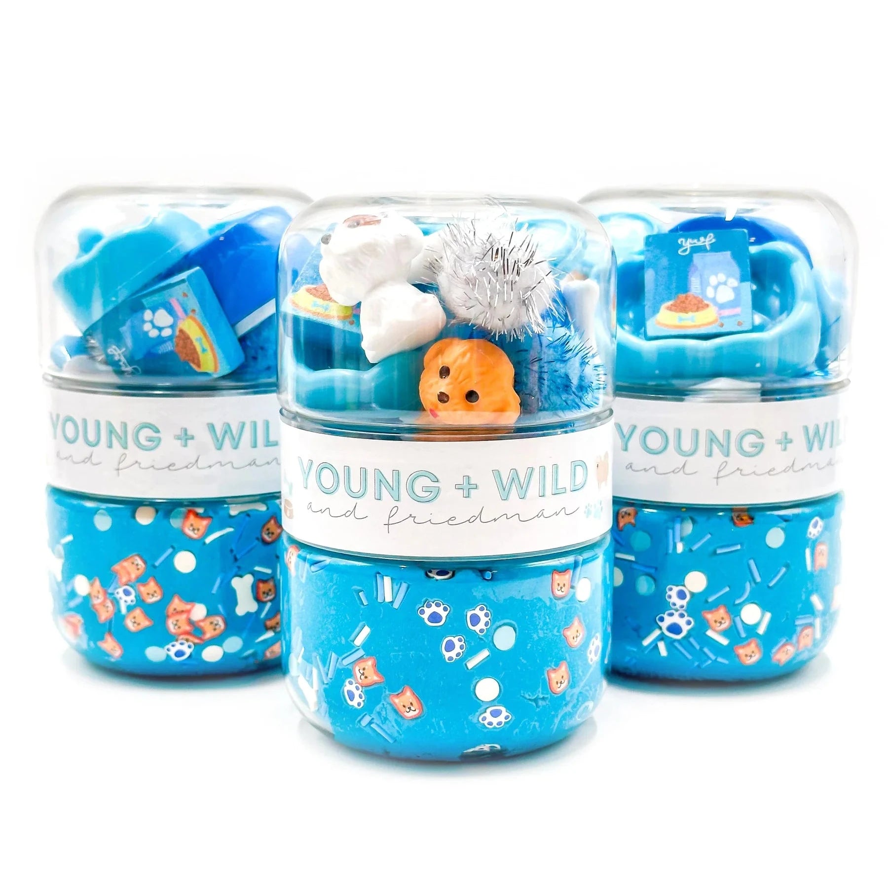 Grab & Go Dough Jar - Blue Pet Shop