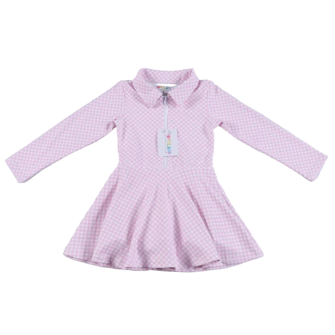 Poppy Pink Gingham Grace Dress