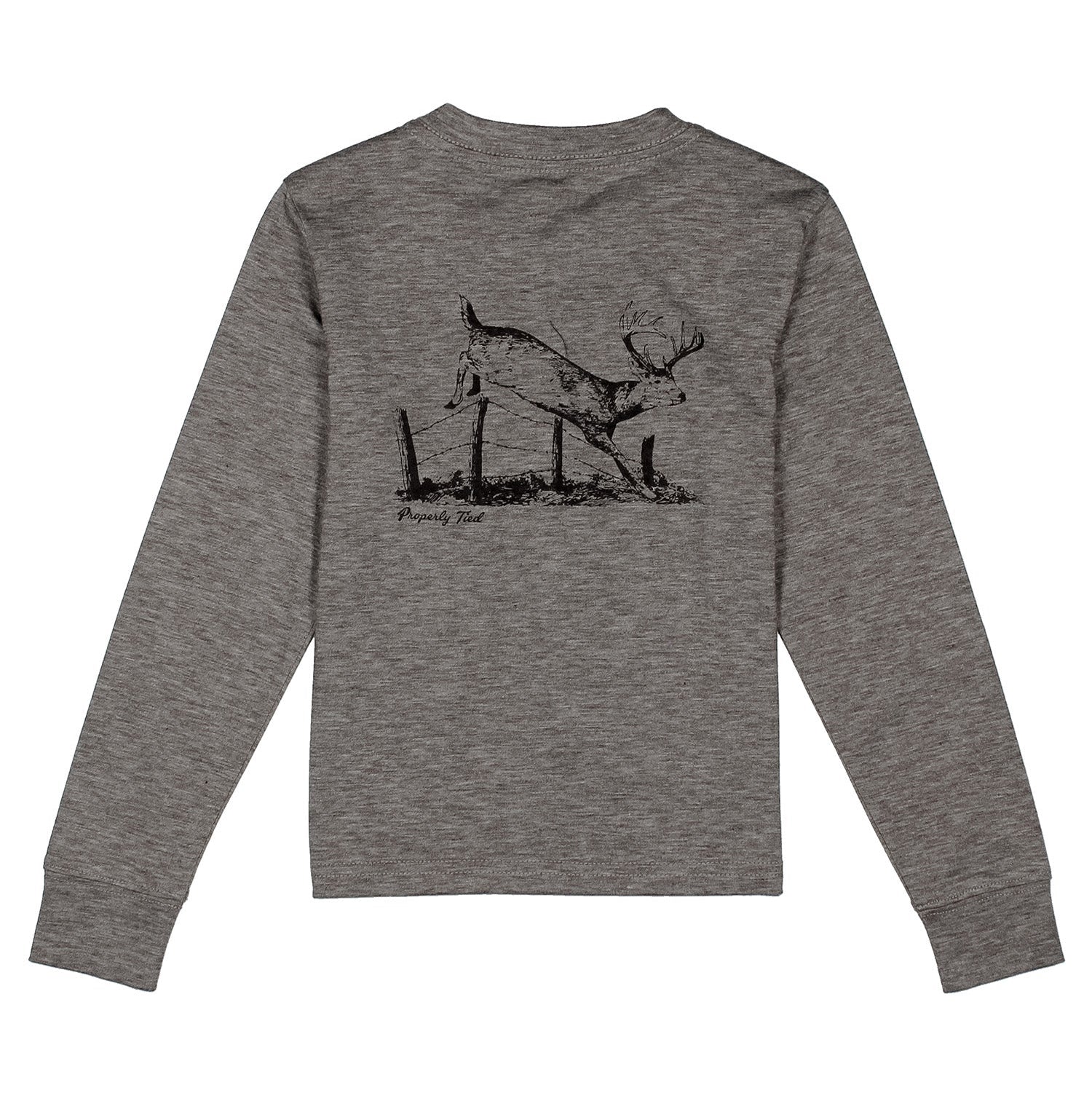 Portland Pocket Tee LS Jumping Buck