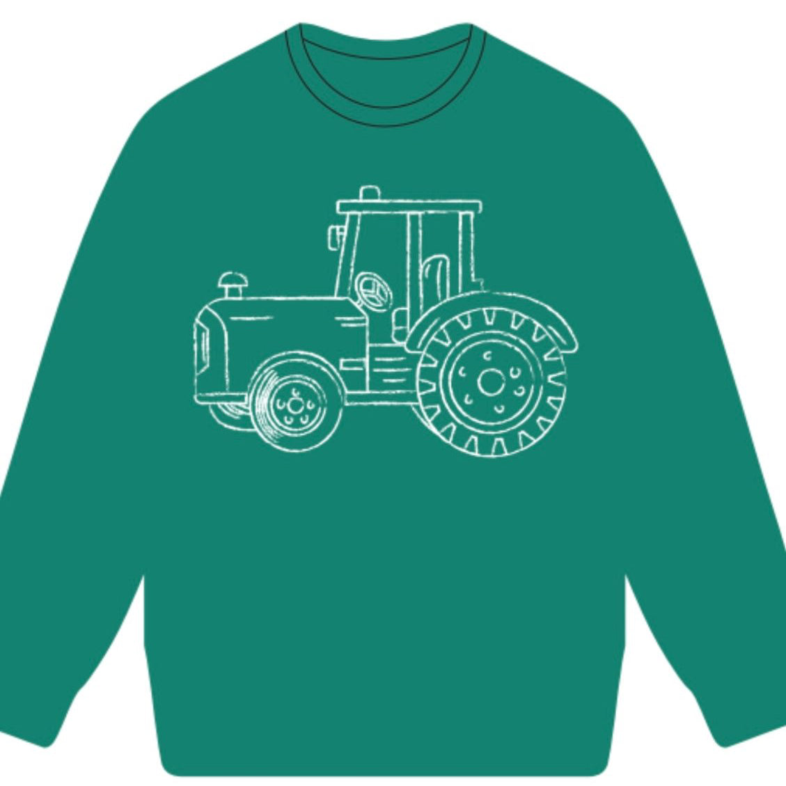 Green Tractor Sweatshirt