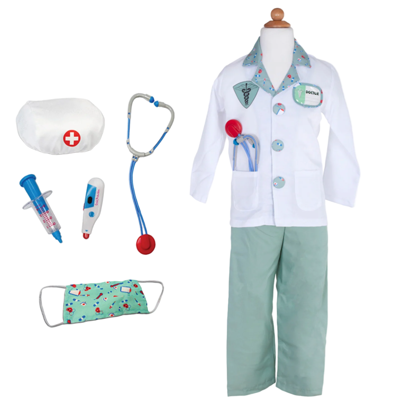 Green Doctor Set, Includes 8 Accessories