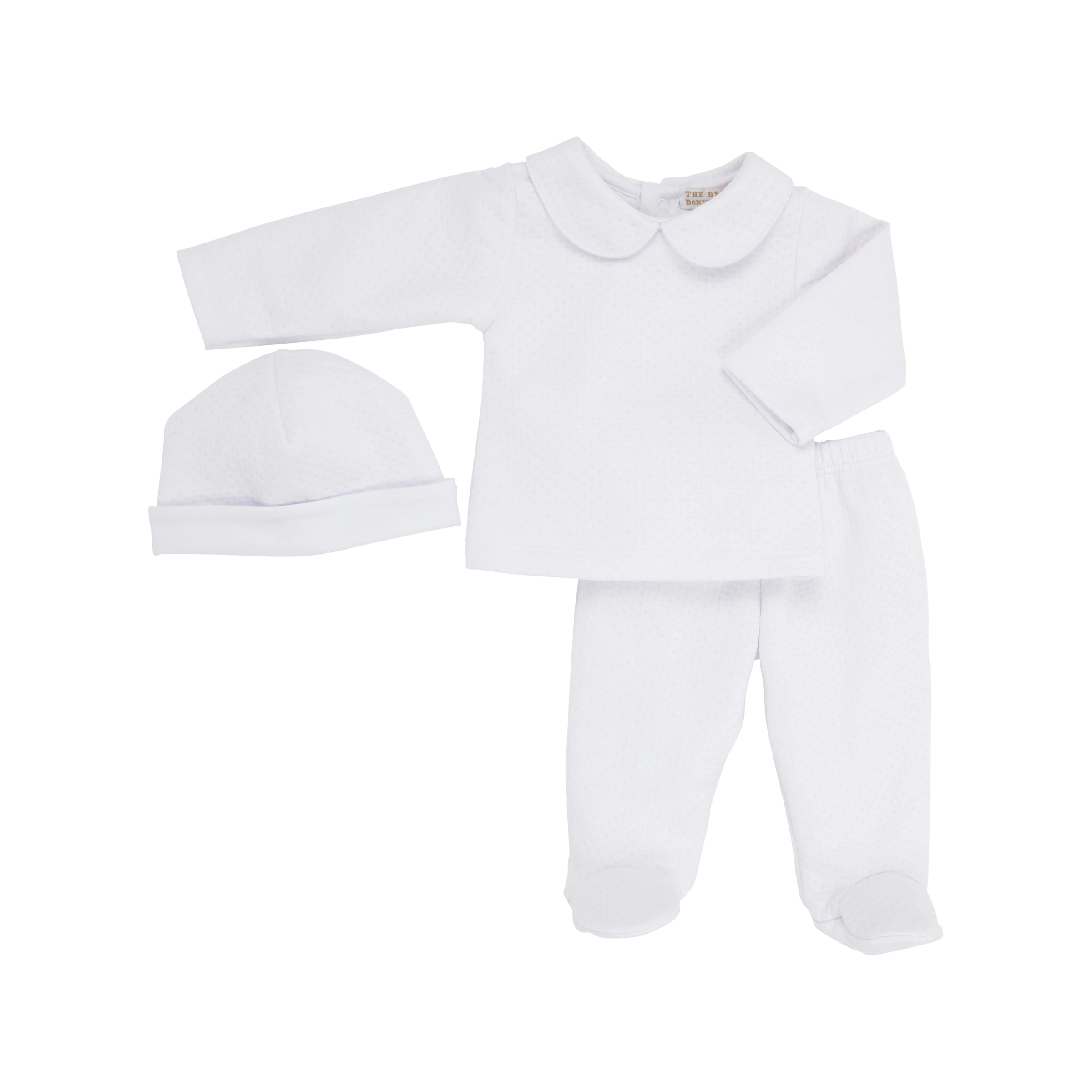 Hart's Hold Me Set (Pima Jacquard) Worth Avenue White