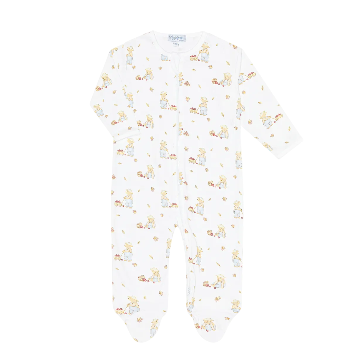 Harvest Time Zipper Footie