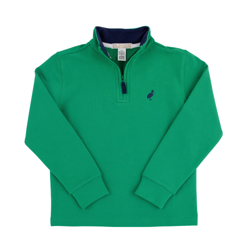 Hayword Half-Zip Kiawah Kelly Green/Nantucket Navy