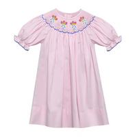 Heirloom Vase Smocked Bishop Dress