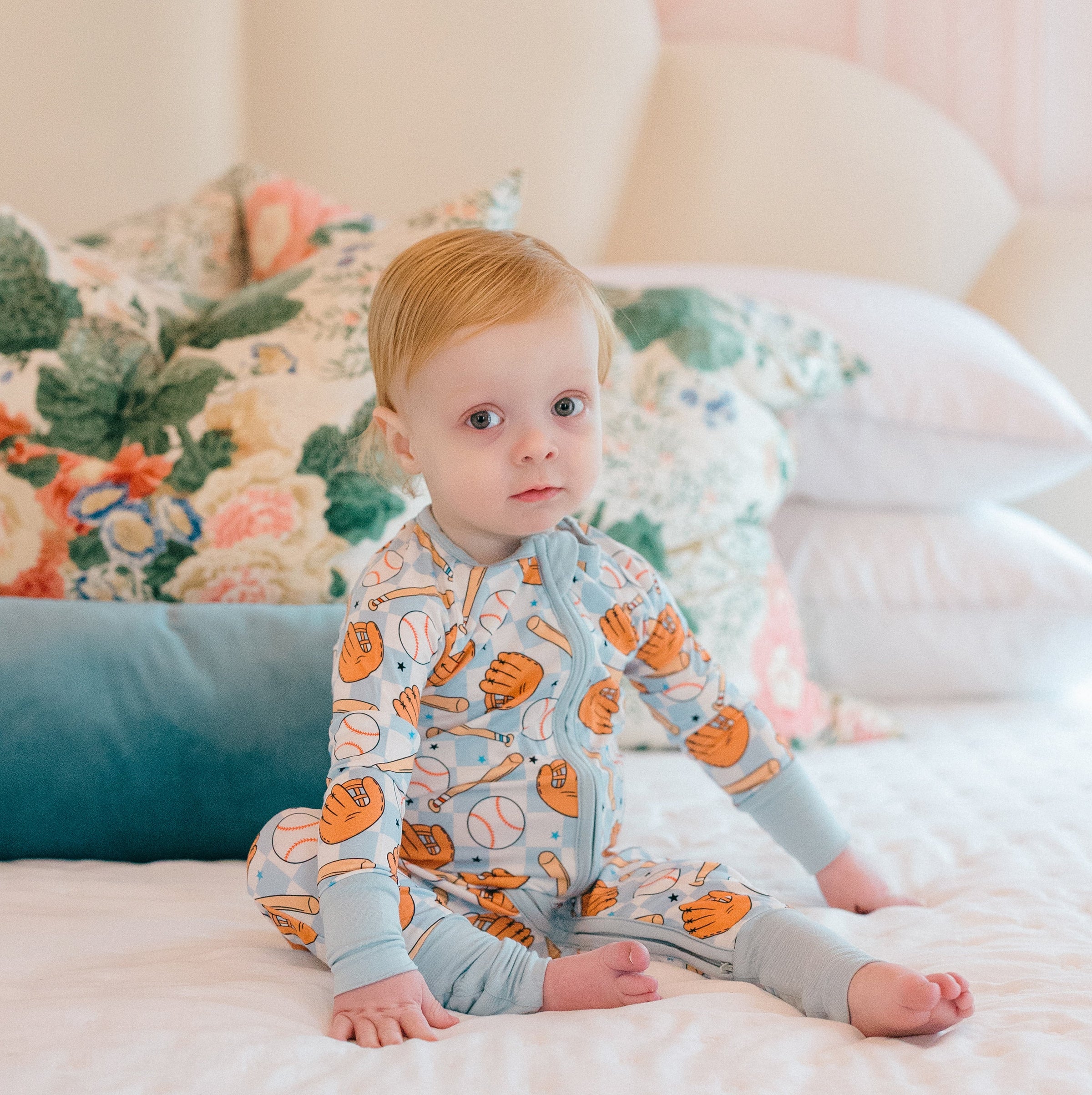 Home Run Zipper Pajama