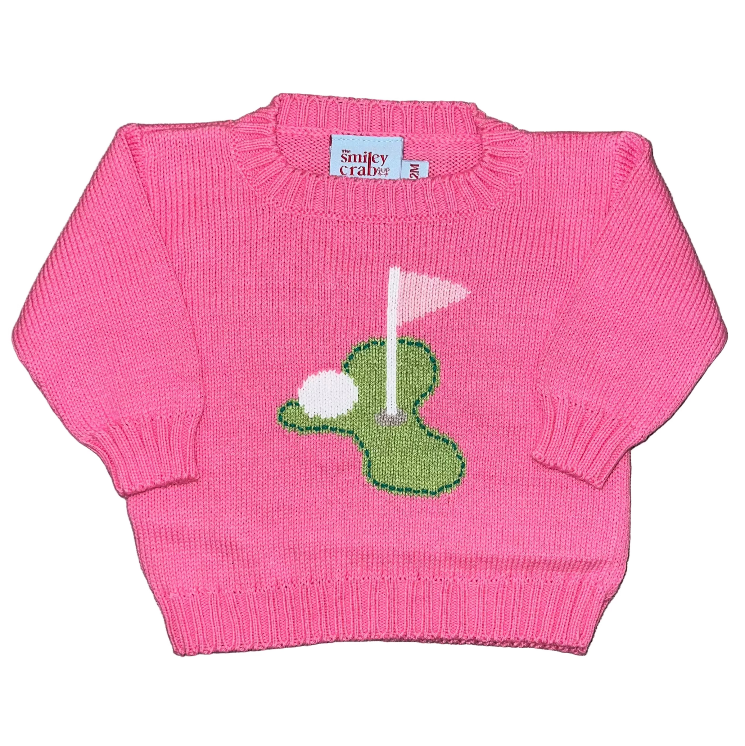 Hot Pink Golf Course Sweater