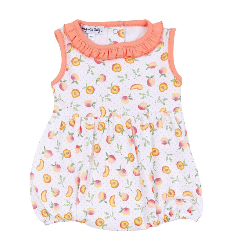 Summer Peaches Printed Flutter Bubble