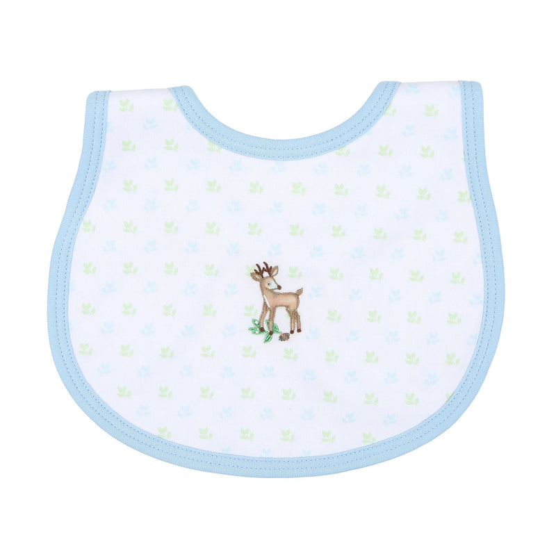 Baby Buck Embroidered Bib