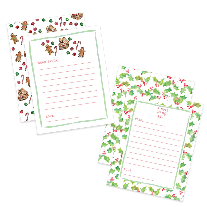 Santa and Elf Notecard Set