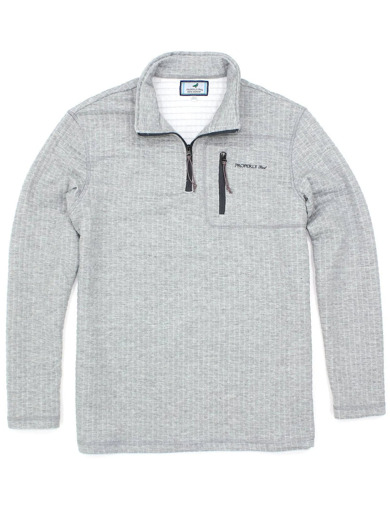 Properly Tied Delta Pullover - Heather Grey