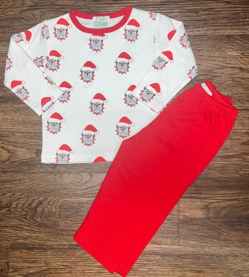 Christmas Bulldog Pant Set