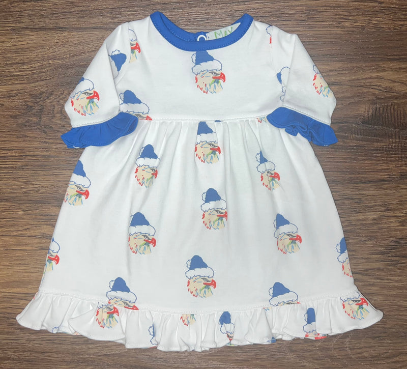 Christmas Eagle Doll Dress