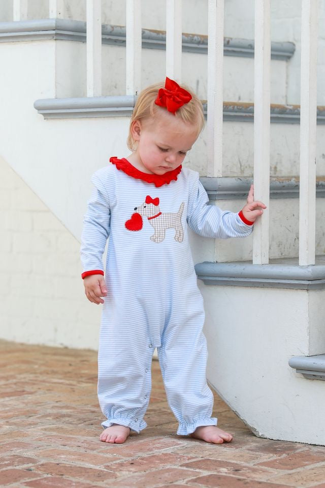 Puppy Love Ruffle Romper