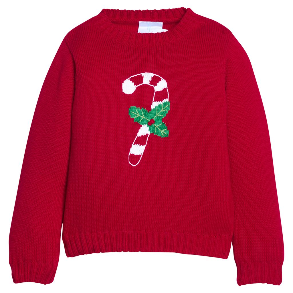 Intarsia Sweater - Candy Cane