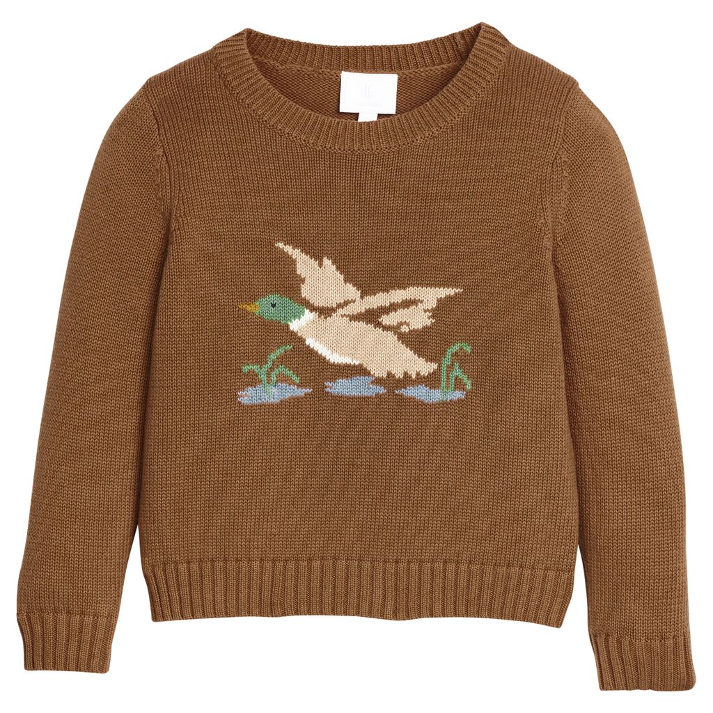 Intarsia Sweater Flying Mallard