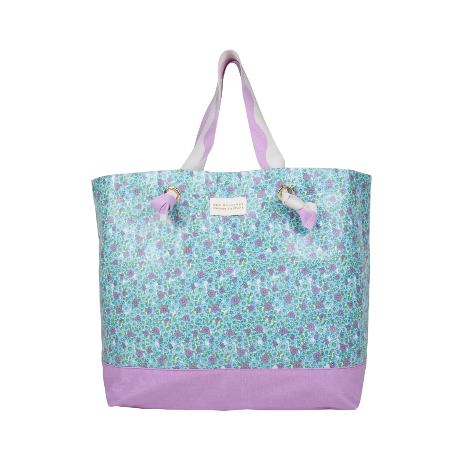 Isabelle Beach Bag Fitzroy Floral Valley High Violet Worth Ave White