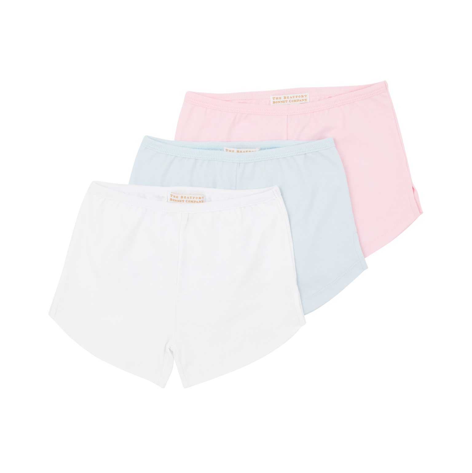 Itty Bitty Undershorts Set Palm Beach Pink/Buckhead Blue/Worth Ave White