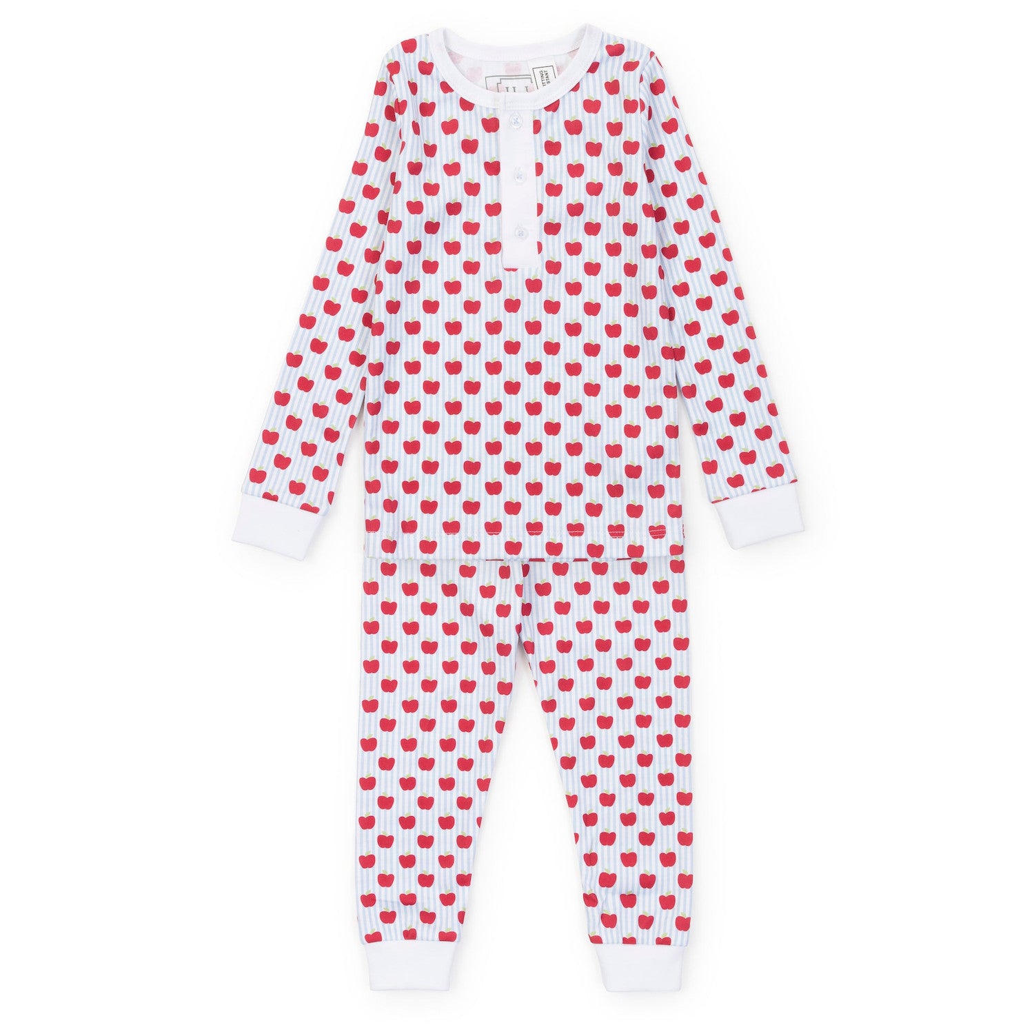 Jack Boys' Pajama Pant Set - Schoolhouse Apples Blue
