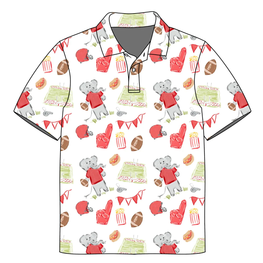 PRE-ORDER Jackson Polo- Game Day Elephant