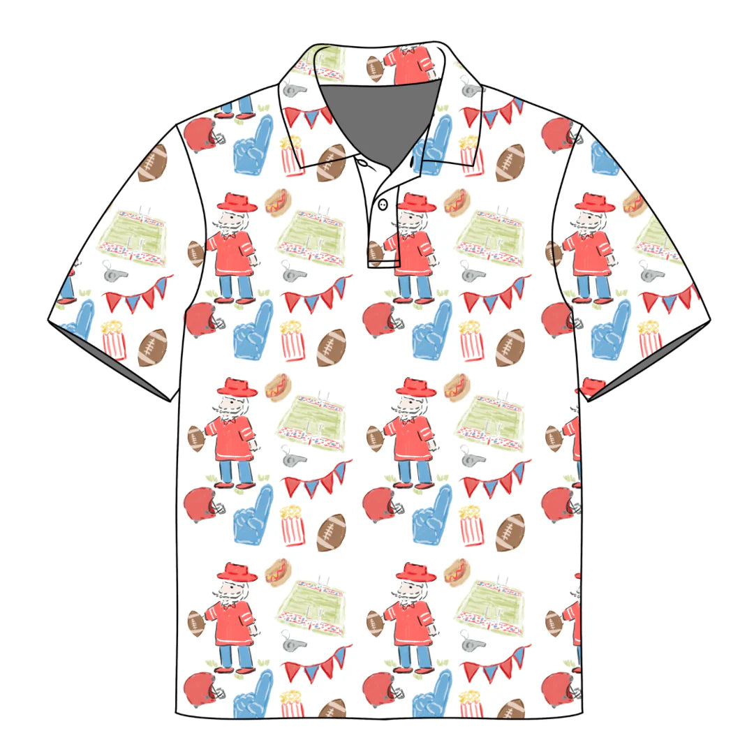 PRE-ORDER Jackson Polo- Game Day Red and Blue