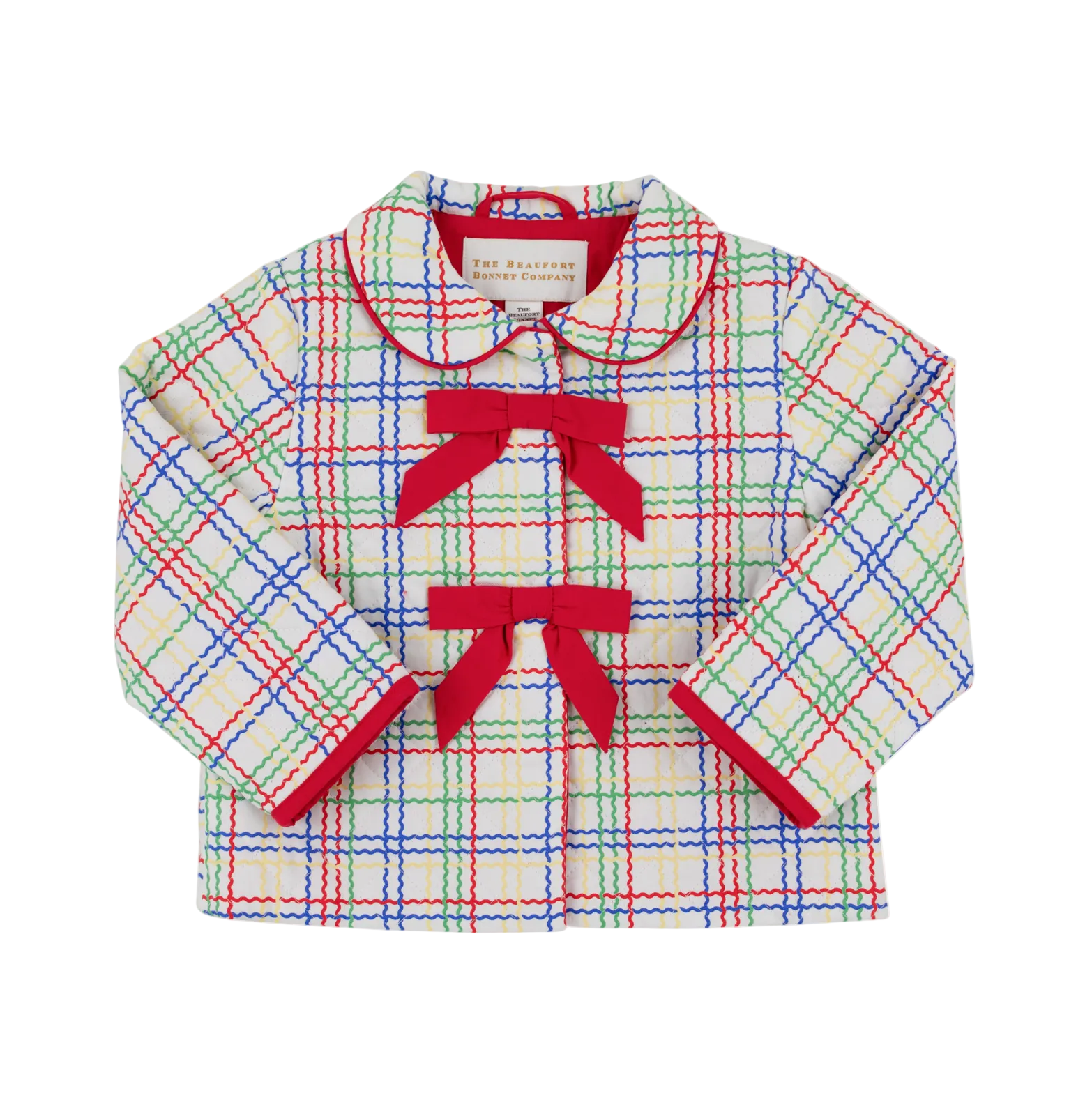 Julie Anne Jacket Wellington Windowpane/Richmond Red