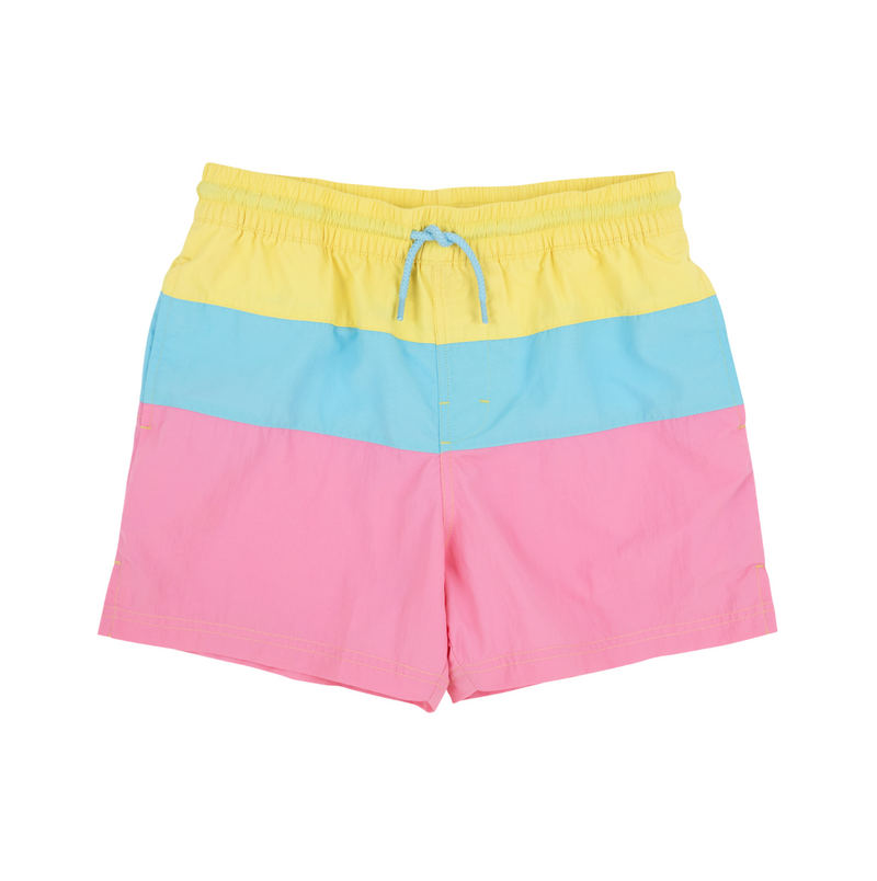 Lake Worth Yellow/Brookline Blue Country Club Colorblock Trunk