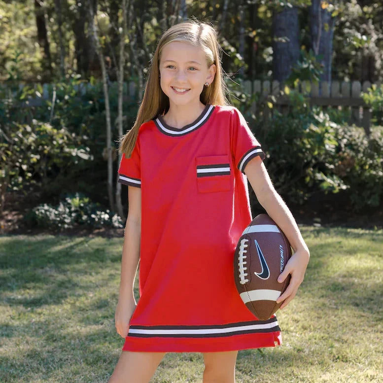 Landry Dress Game Day Red