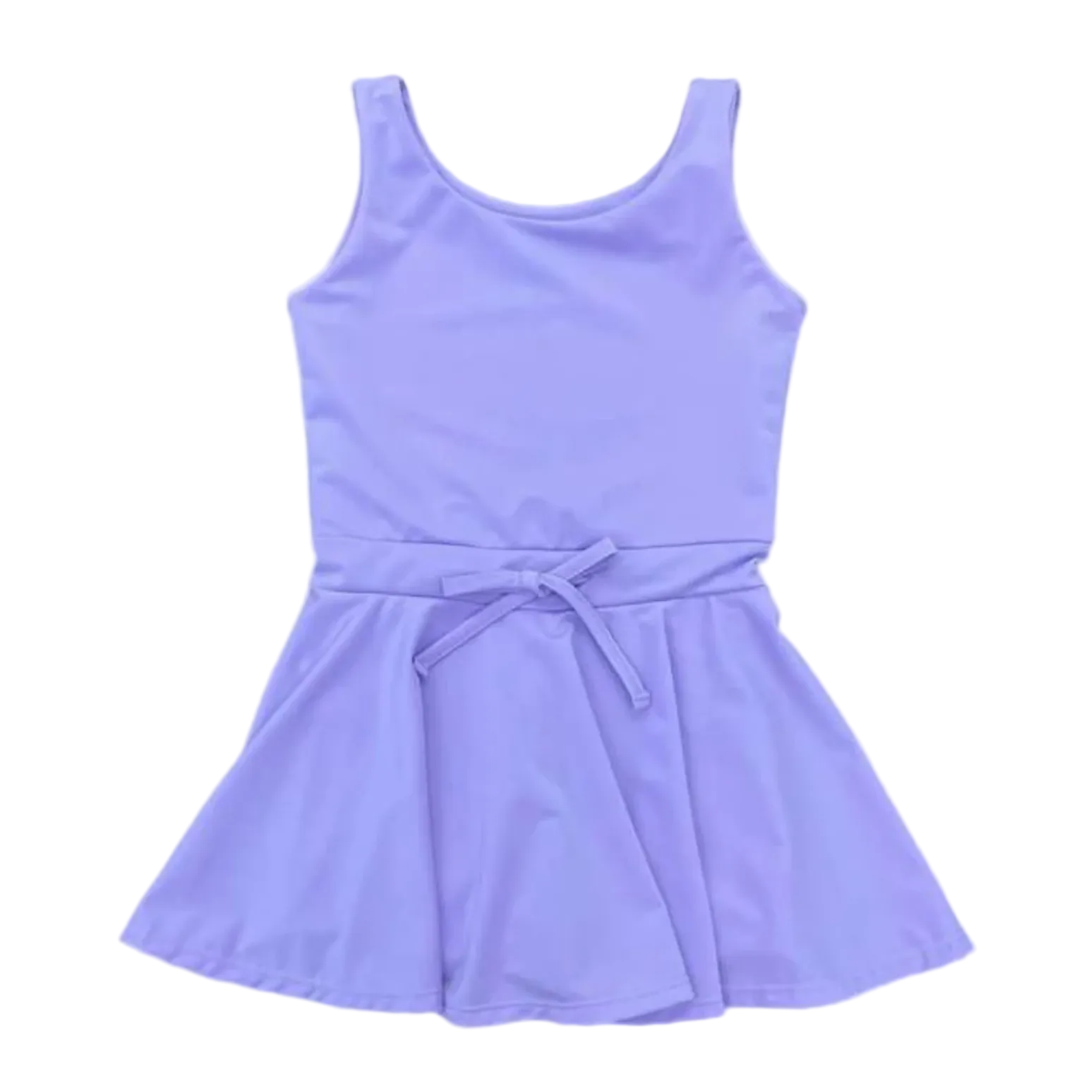 Lavender Athleisure Tennis Dress w/ Tie