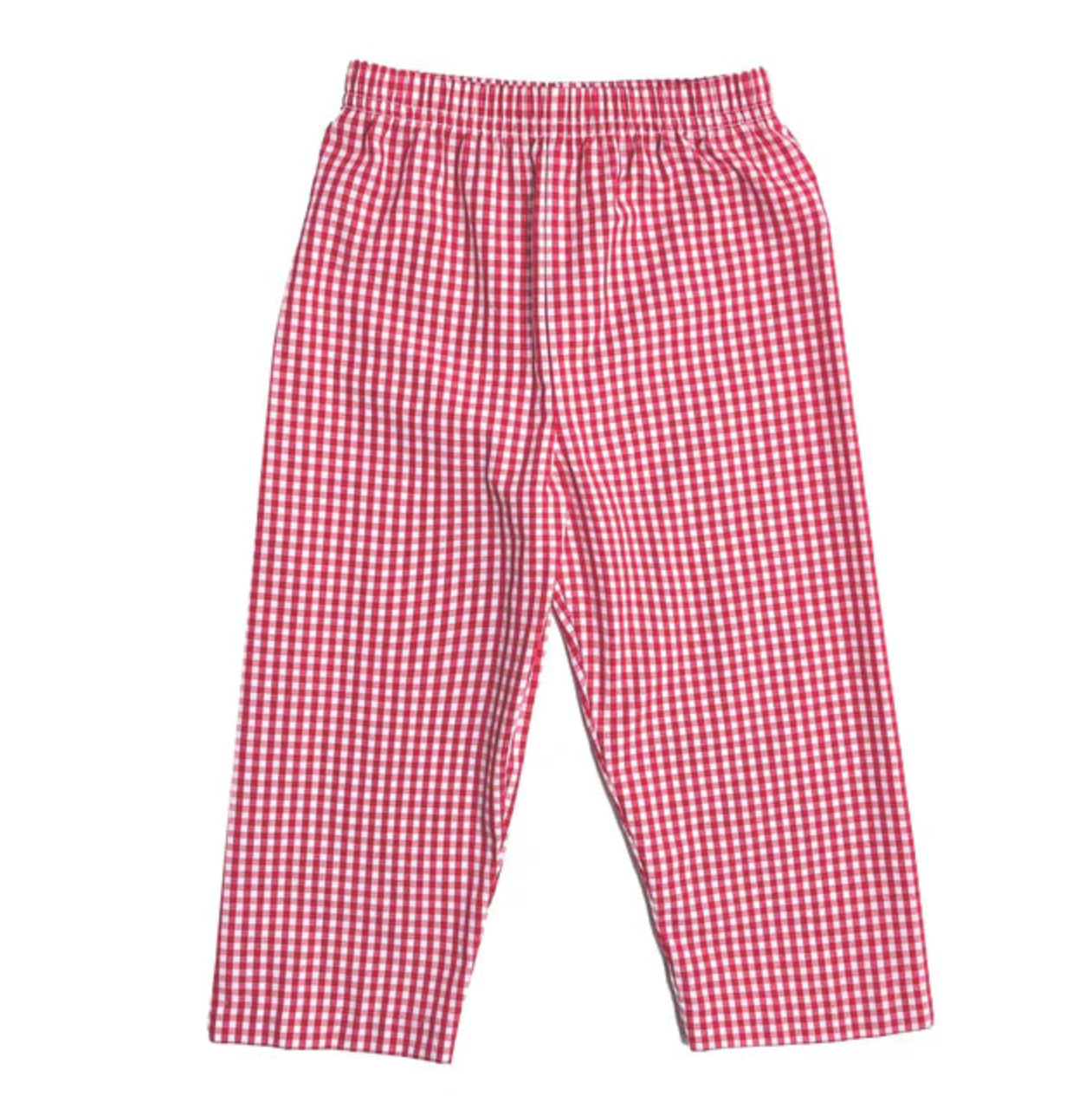 Leo Pants- Red Medium Check