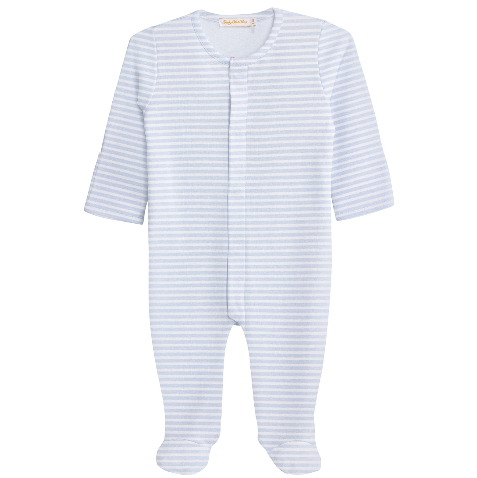 Light Blue Stripes Footie