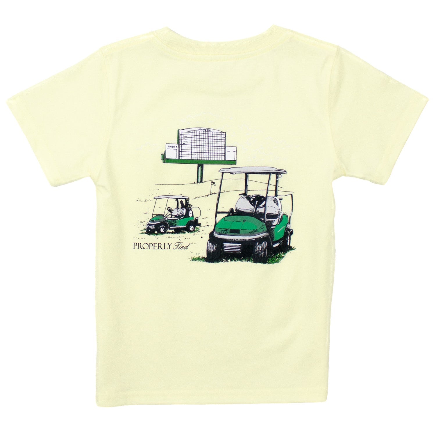 Leaderboard Light Yellow SS T-Shirt
