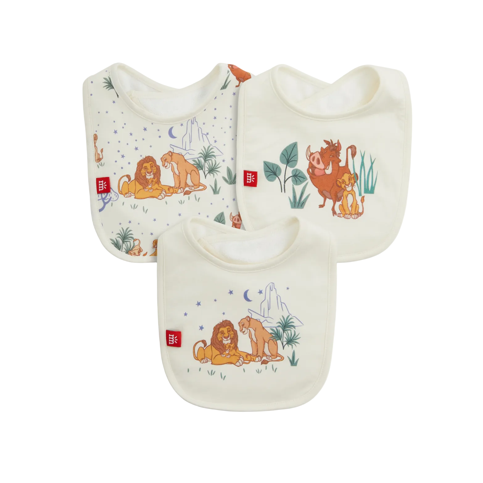 Lion King Modal 3 Pack Bib