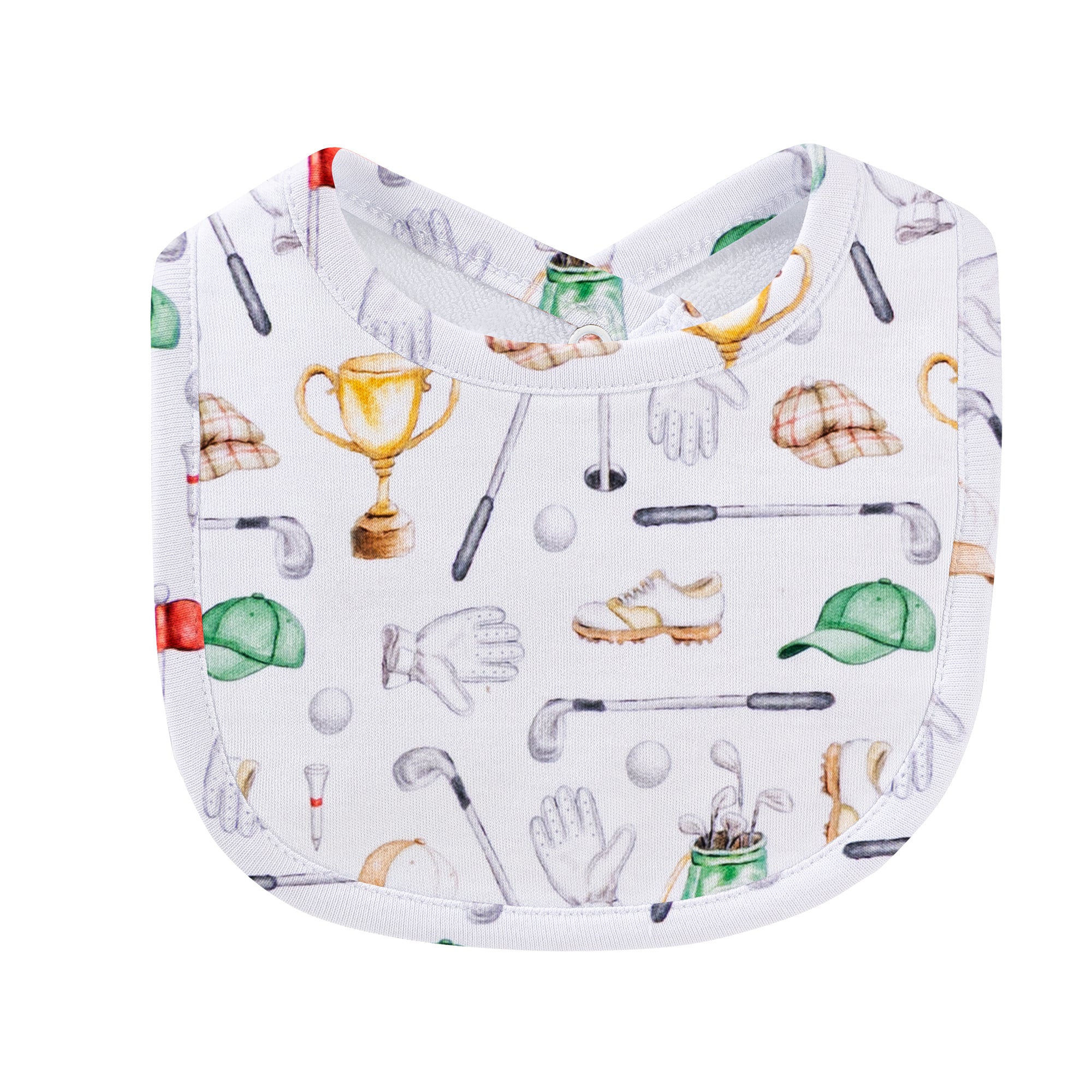 Little Champions Printed Pima Bib